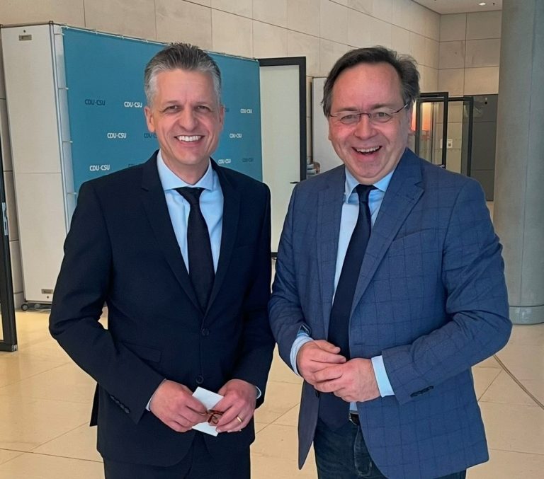 Foto Patrick Meinhardt mit Thorsten Frei