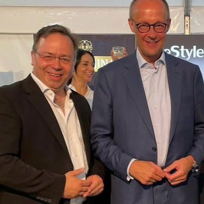 Patrick Meinhardt mit Friedrich Merz
