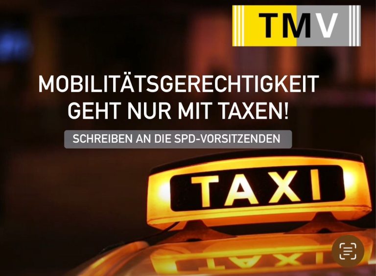 Mobilitätsgerechtigkeit geht nur mit Taxen