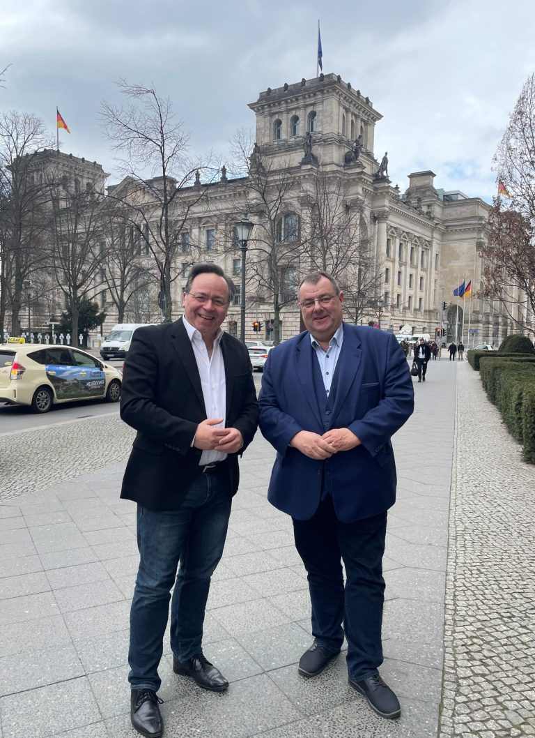 Patrick Meinhardt mit Ingo Bodtke