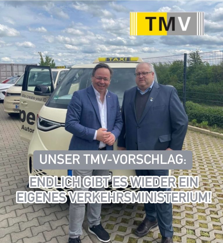 Foto zur PE – TMV begrüßt eigenes Verkehrsministerium