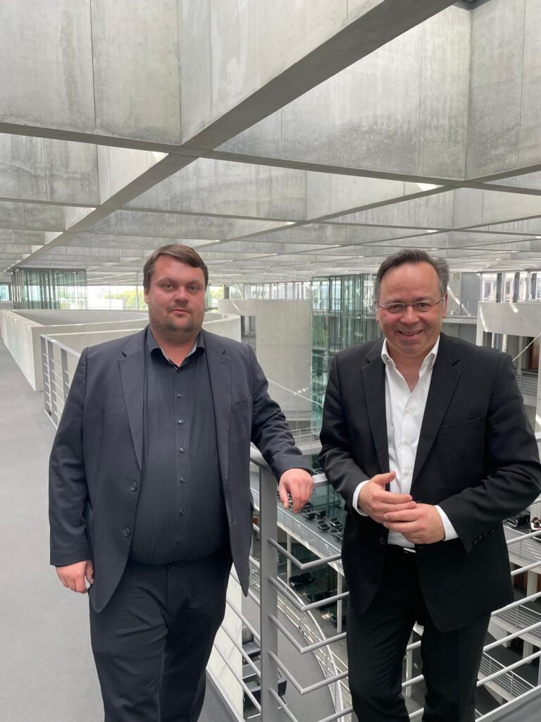 TMV-Hauptgeschäftsführer Patrick Meinhardt trifft Martin Kröber