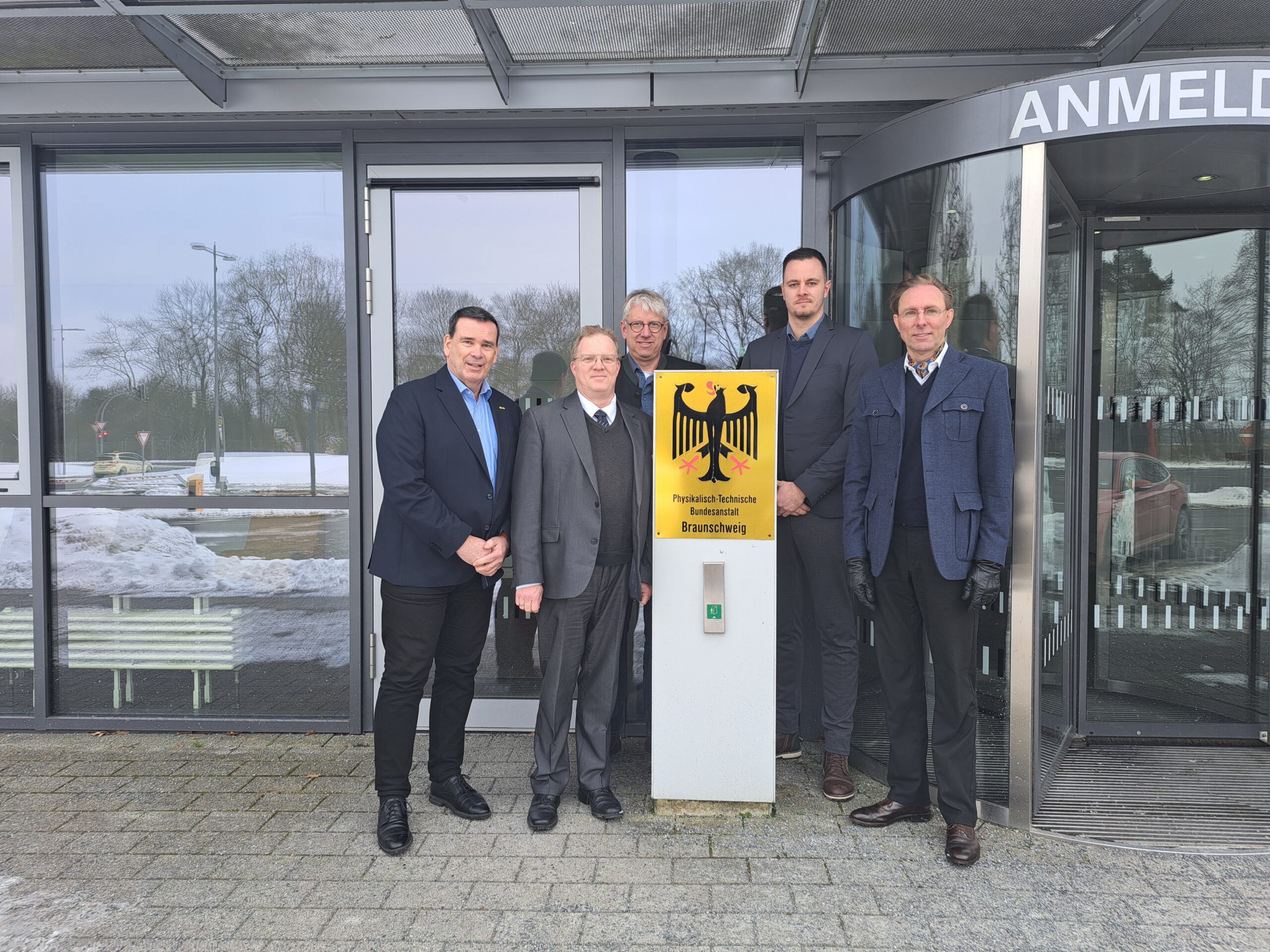 Foto zum Gesprächstermin bei der PTB