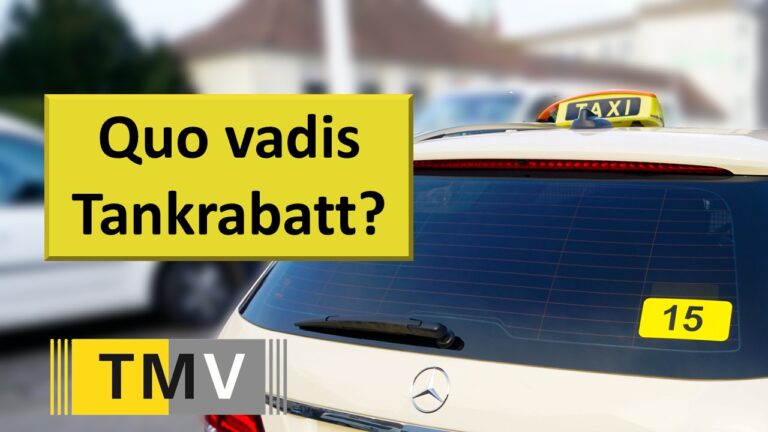 Tankrabatt versickert bei Mineralölkonzernen: TMV fordert sofortiges Einschreiten der Politik – Existenzen im Taxigewerbe bedroht